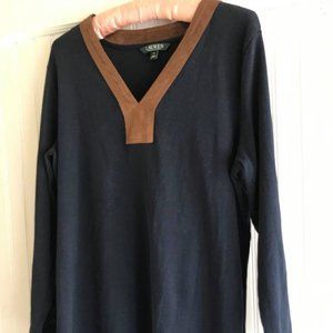 Ralph Lauren XL Navy Blue Tunic